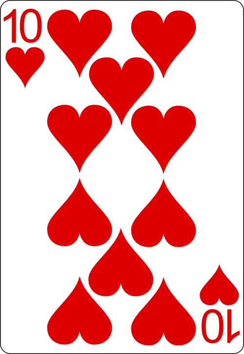 10 of hearts