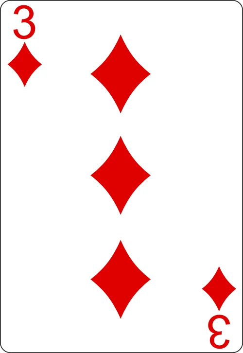 3 of diamonds
