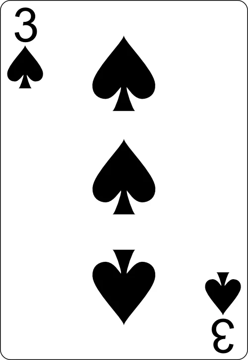 3 of spades