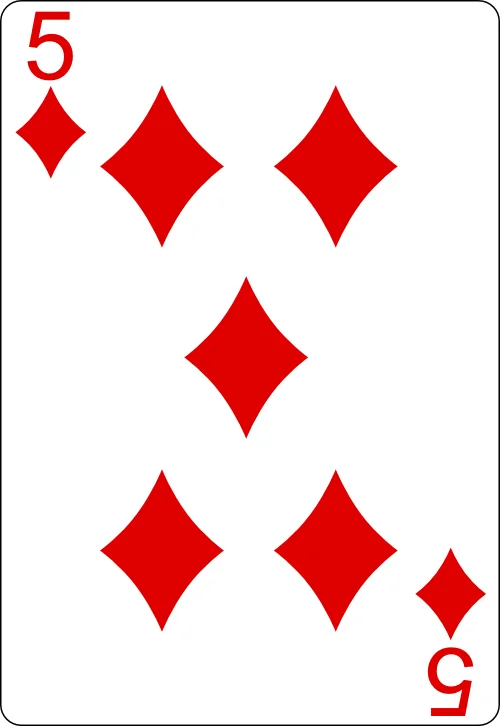 5 of diamonds
